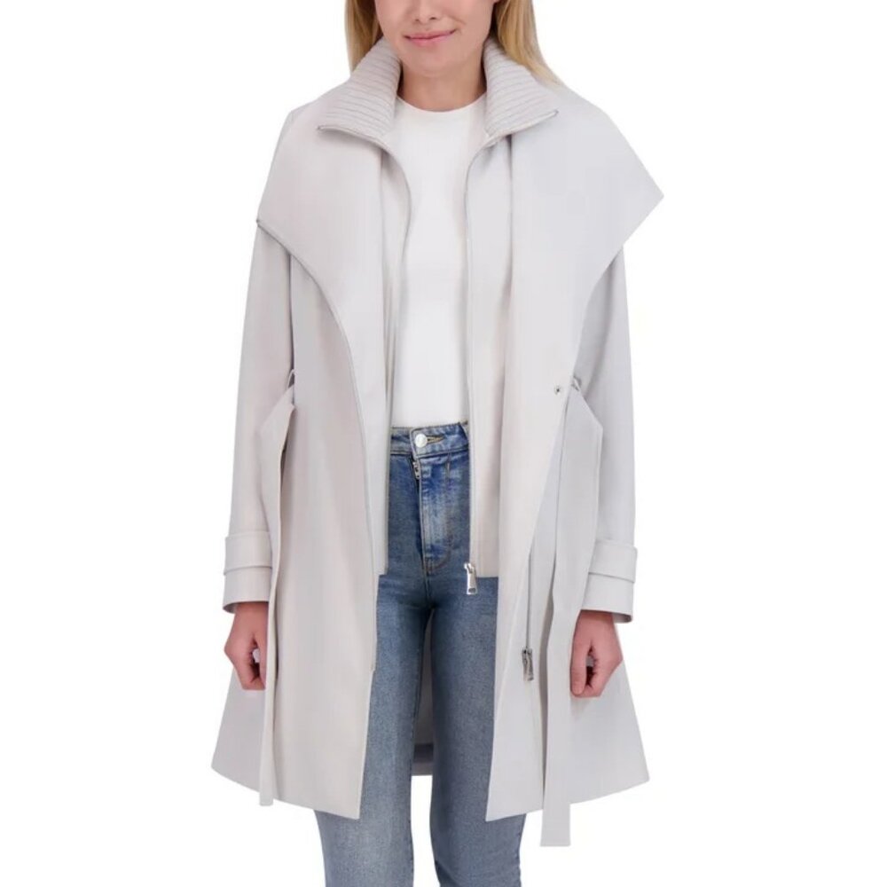 Halston Women's Belted Trench Coat
